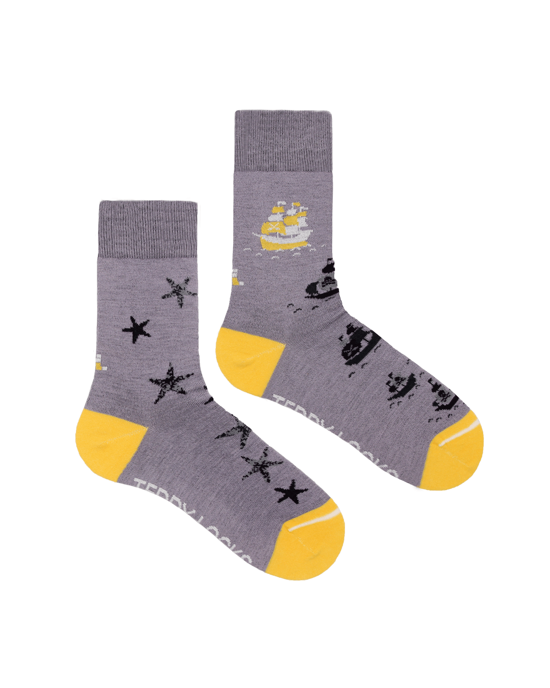 Starfish socks. Fun sustainable socks designed in the UK