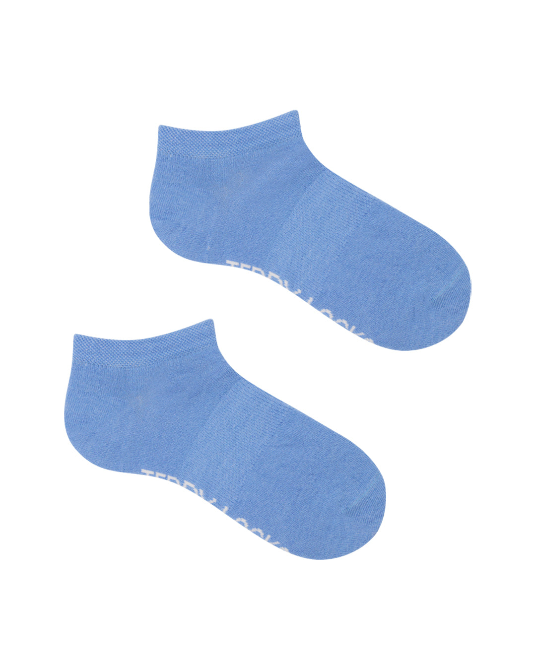 Blue trainer socks for running