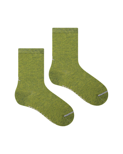 Eco-friendly moss green welly boot socks