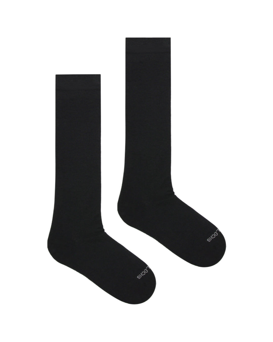 Pair of plain black knee high socks from Teddy Locks
