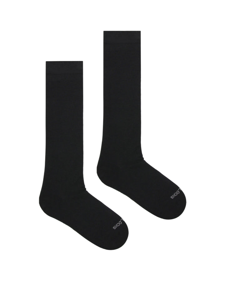 Pair of plain black knee high socks from Teddy Locks