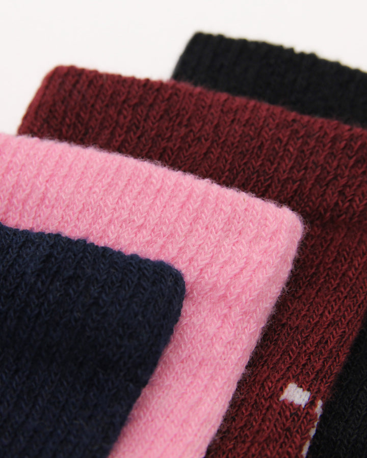 Close-up detailing of knitted welt of children&