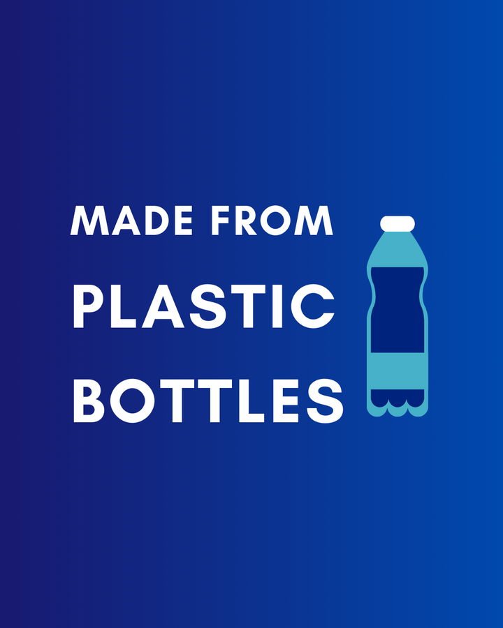 Seamless toe socks made from recycled plastic bottles