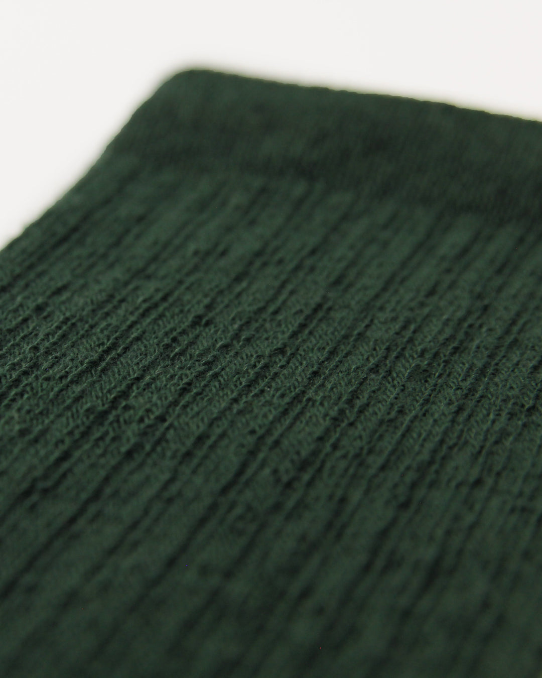 Evergreen ribbed crew sock. Socks that don&