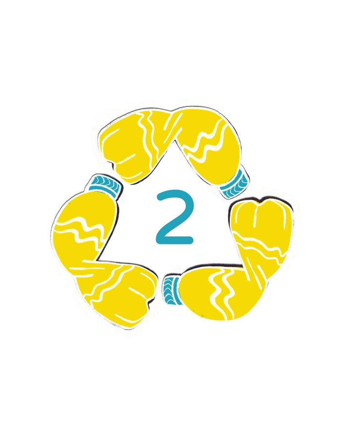 Sustainable socks made from 2 recycled plastic bottles