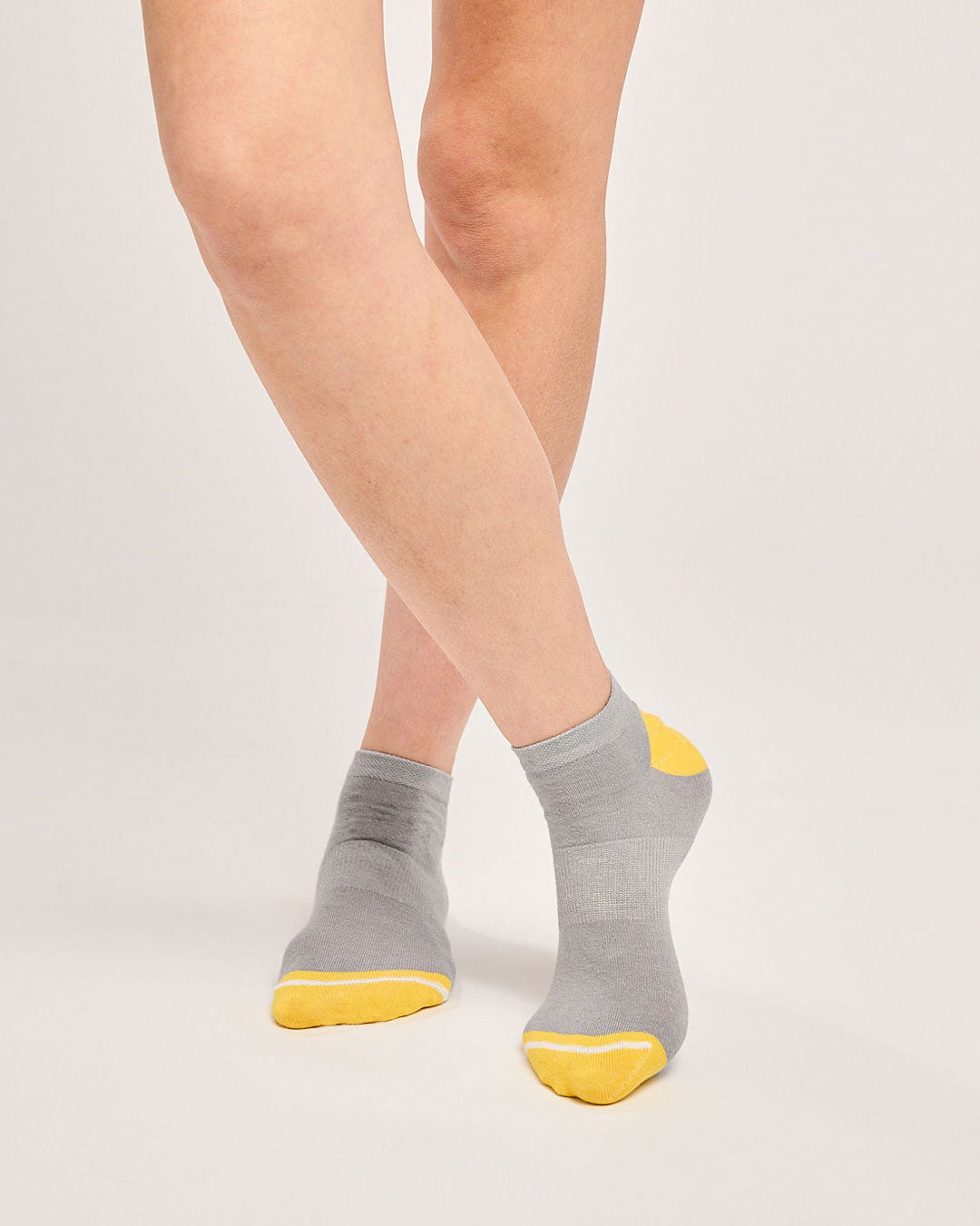 Sustainable Socks Grey Low Socks Made from TRASH – Teddy Locks