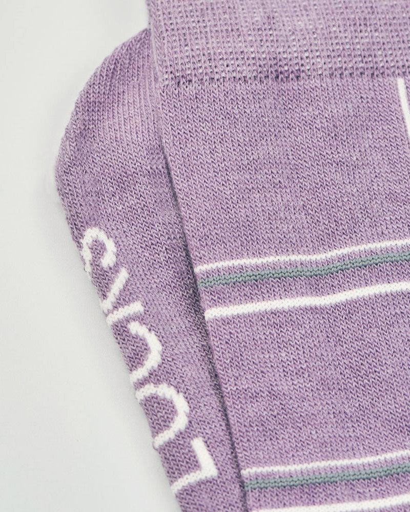 Seamless toe socks. Soft top socks. Lilac socks for women