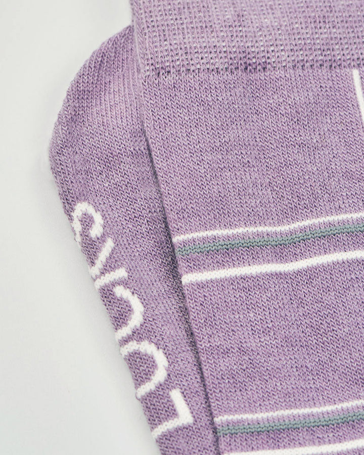 Seamless toe socks. Soft top socks. Lilac socks for women