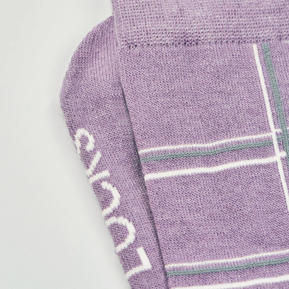 Seamless toe socks. Soft top socks. Lilac socks for women