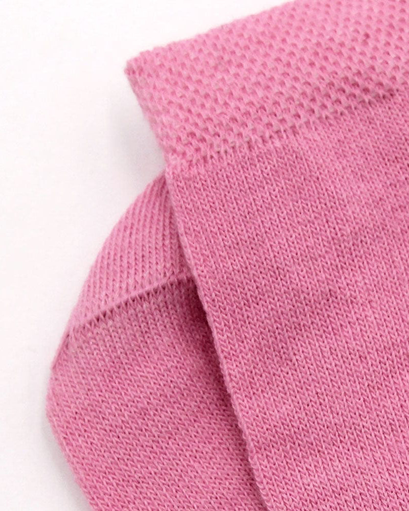 Ecofriendly running socks. Pink trainer socks