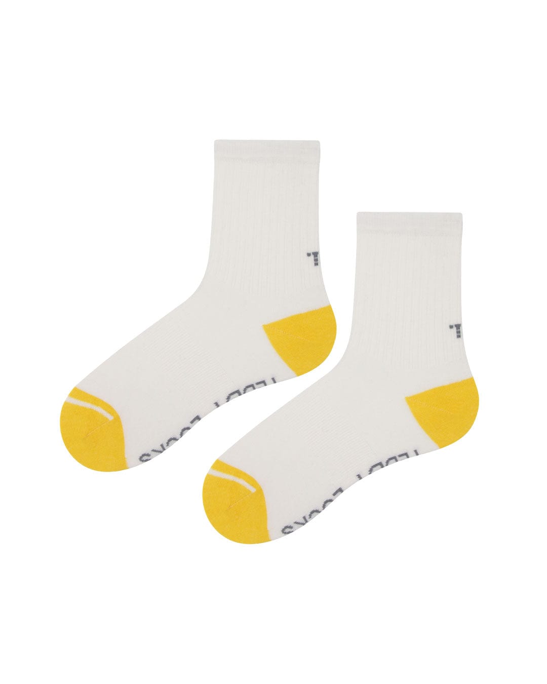 Ecofriendly ribbed crew socks. Mens white crew socks designed in the UK